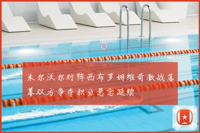 米尔沃尔对阵西布罗姆维奇激战落幕双方争夺积分悬念延续